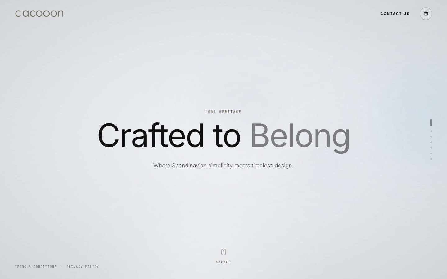 Cacooon — 3D Furniture Showcase