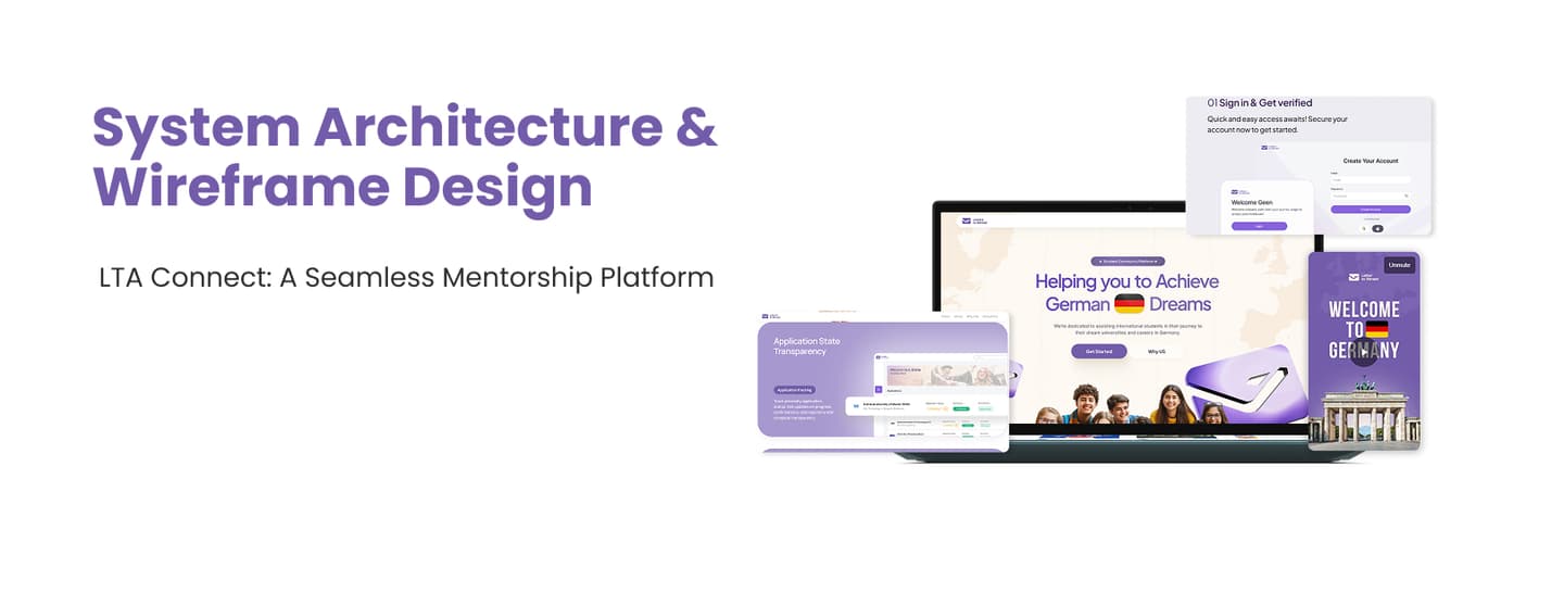 LTA Connect — Mentorship Platform Design screenshot 2