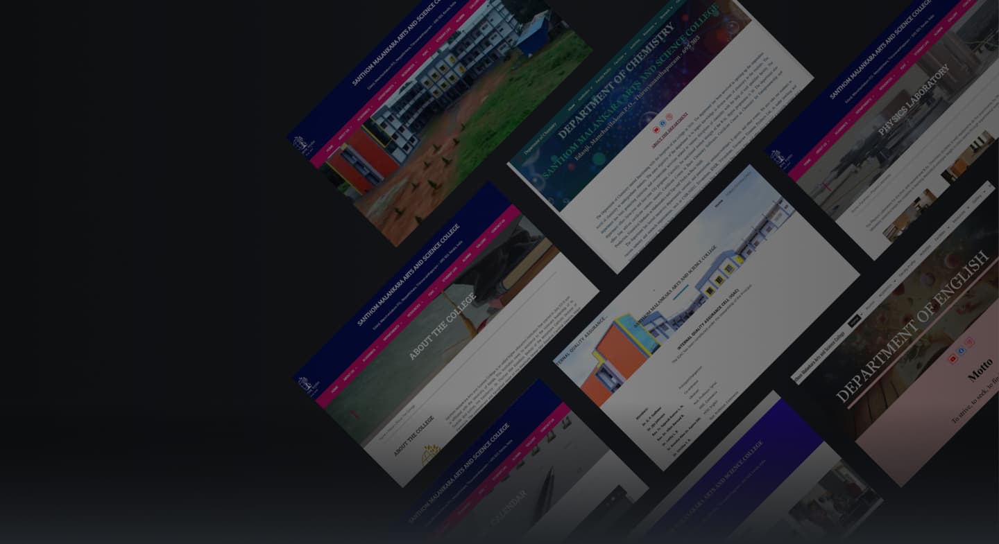 Santhom College — Institution Website screenshot 3